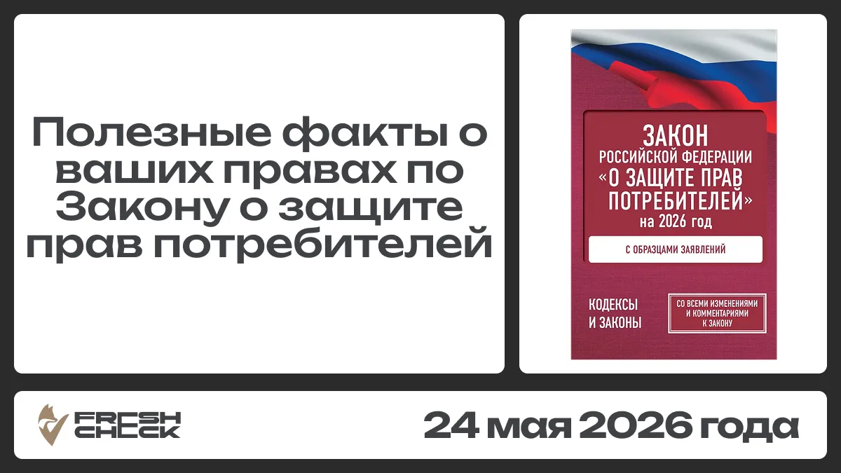 Полезные факты о ваших правах по Закону о защите прав потребителей обложка